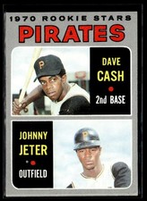 1970 Topps Pirates 1970 Rookie Stars - Dave Cash/Johnny Jeter Rookie EX Set