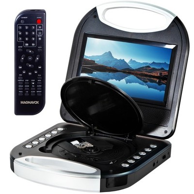 Magnavox Black 7 Inch Portable DVD Player With Remote