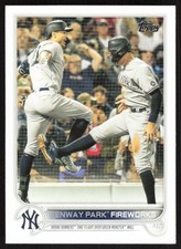 2022 Topps Fenway Park Fireworks #399 New York Yankees