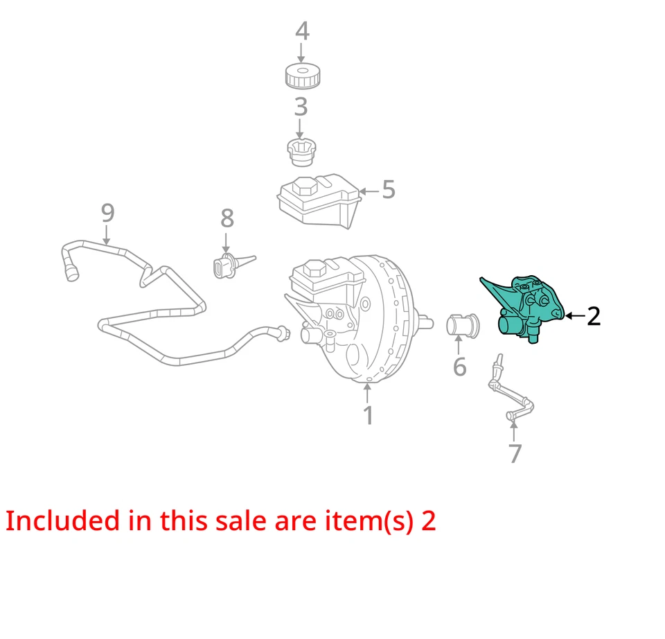 Mercedes-Benz Clase R 2007 cilindro maestro de freno fabricante de equipos originales 146 k millas - LKQ363980152 Foto 4 de 4