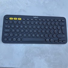 Logitech K380 Multi-Device Bluetooth Wireless Keyboard - Charcoal Gray UK Layout