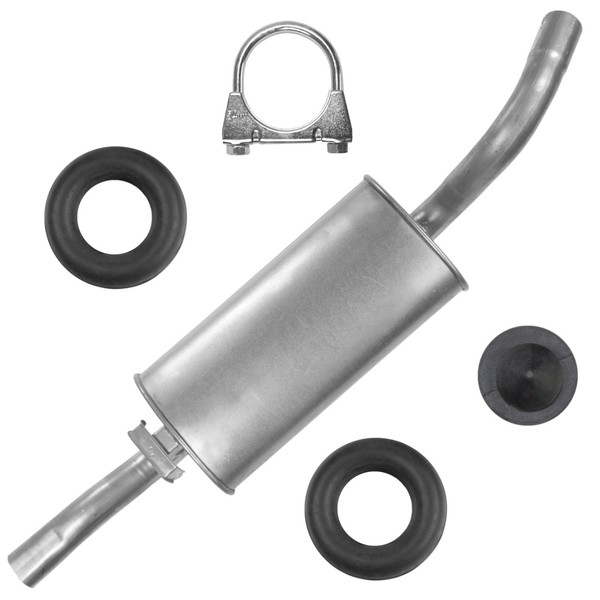 EndschalldäMpfer Endtopf Auspuff FüR Audi Coupe B3 B4 88-96 1.8 2.0 Coupe-image