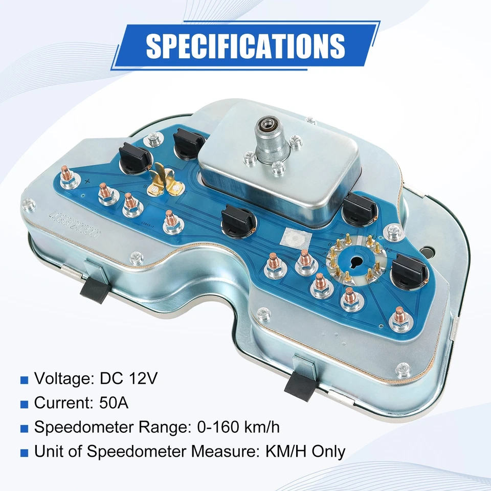 Speedometer Gauge Cluster 83100-60180 For Toyota Land Cruiser FJ40 FJ45 BJ40 Foto 4 de 4