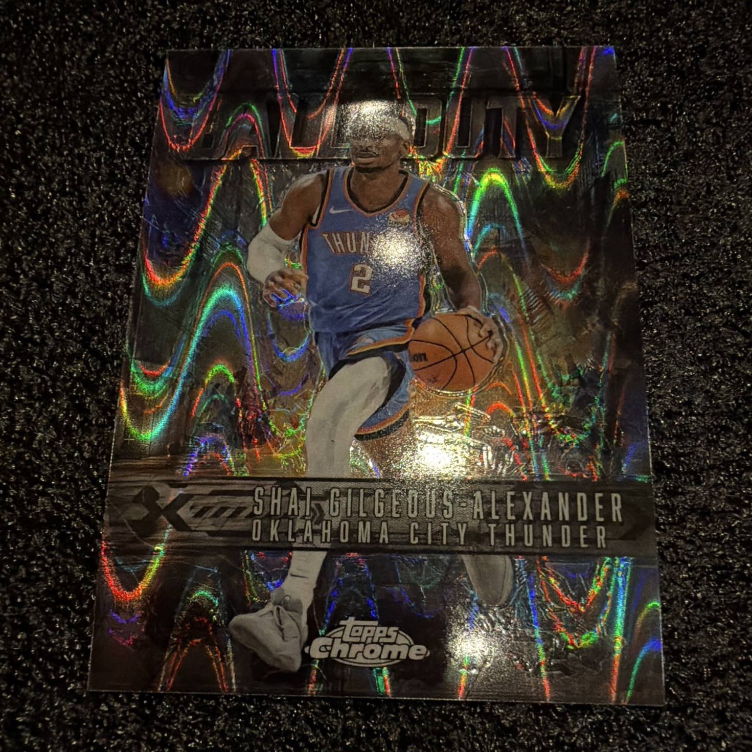 Shai Gilgeous-Alexander #BD-6 Basketball Cards 2025 Topps Chrome Ball Of Duty trading card — raw and PSA graded price guide