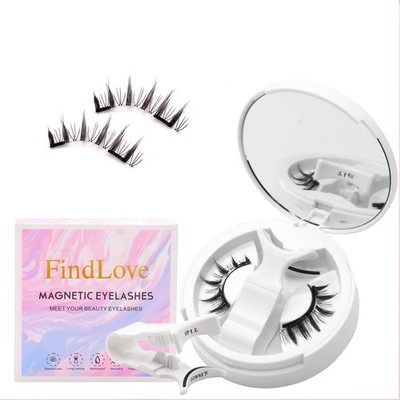 Reusable Magnetic Lashes Natural Look Magnetic Eyelashes without Eyeliner No ...
