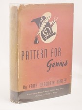 * Rare In D/J * Pattern For Genius By Edith Ellsworth Kinsley (Brontes) 1st 1939