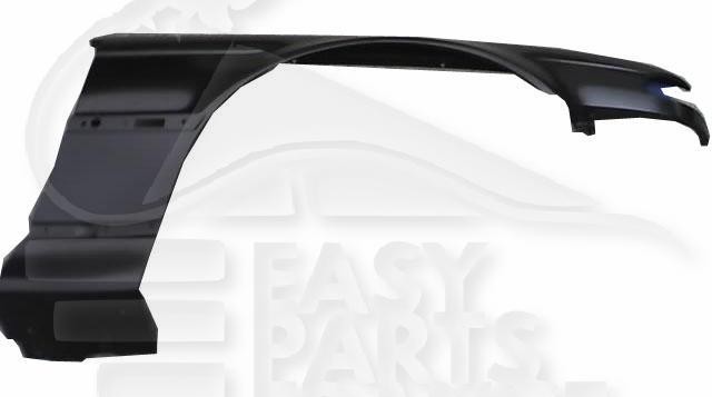 Aile avant droite en acier premium avec feu latéral pour berline BMW S7 E38