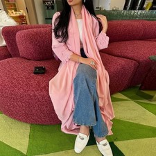 Muslim Women Open Abaya Cardigan Long Robes Turkey Kimono Moroccan Dresses Gown