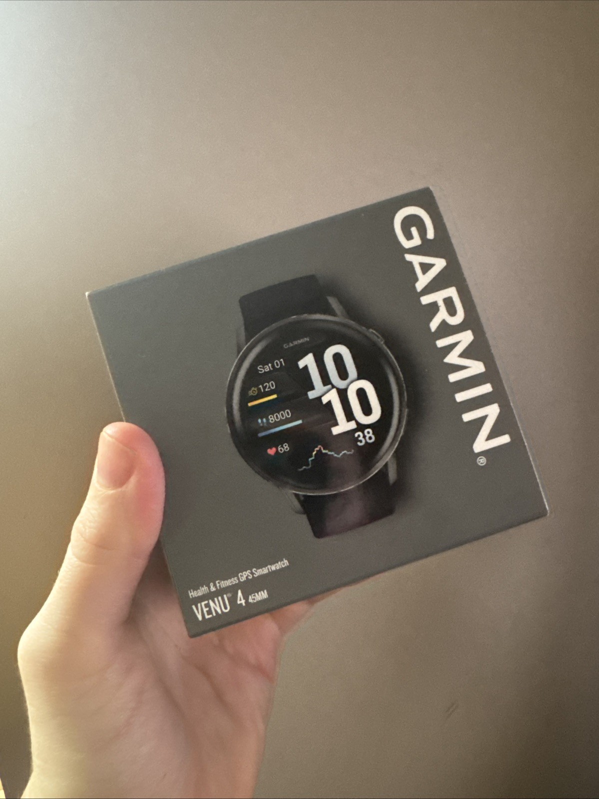 Garmin Venu 4 Smartwatch 45mm Slate/Black Brand New Never Opened