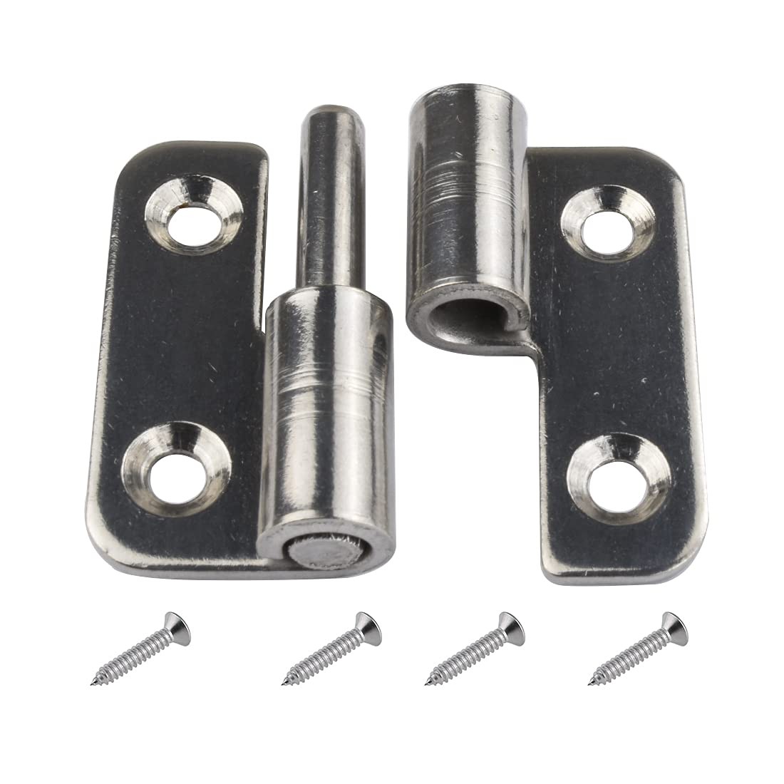 6Pcs 1.5"" Detachable Hinge, Small Slip Joint Flag Hinges, Lift Left Handed