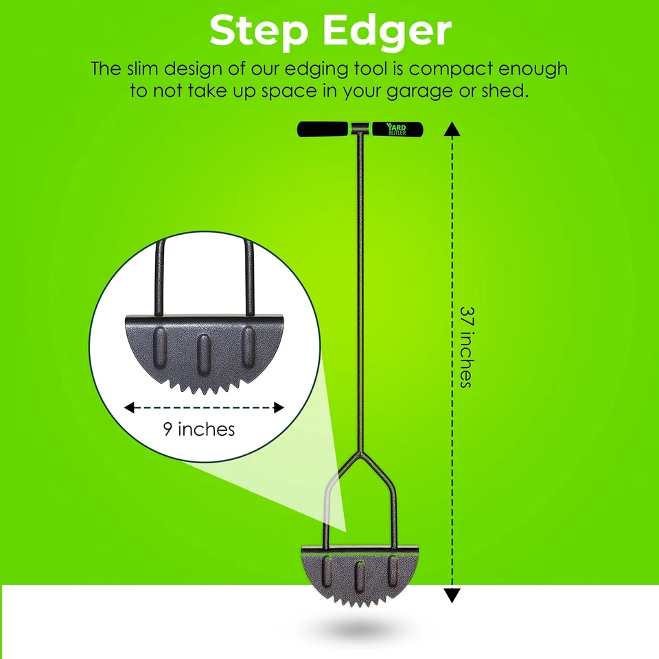Step Edger - Herramienta de jardinería práctica y duradera para líneas perfectas de césped Foto 3 de 4