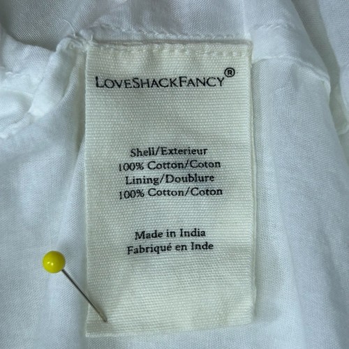 Loveshackfancy Toleda Eyelet Lace Babydoll Dress Sz MEDIUM Romantic Peasant Boho - Picture 17 of 19