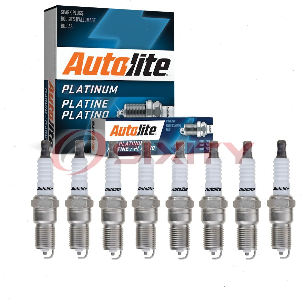 8 pc Autolite Platinum AP106 Spark Plugs for T14EX-U AGRF52 41-906 408 4002 hi