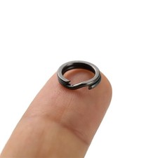 30Pcs 6-8mm Double Jump Rings for Jewelry Making, Key Rings for Keychains, Stain
