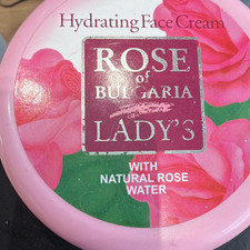 Rose of Bulgaria Lady's Hydrating Face Moisturiser Cream with Rose