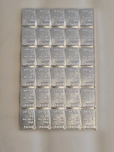 X30 1gram Silver Bullion Bars From Bullion Buy Post Brand New
