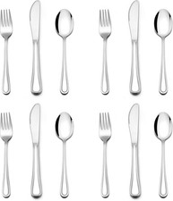12-Piece Kids Silverware, Stainless Steel Toddler Kids Utensils Safe