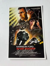 Blade Runner Signed Movie Poster 11x17 with COA - Authentic Memorabilia