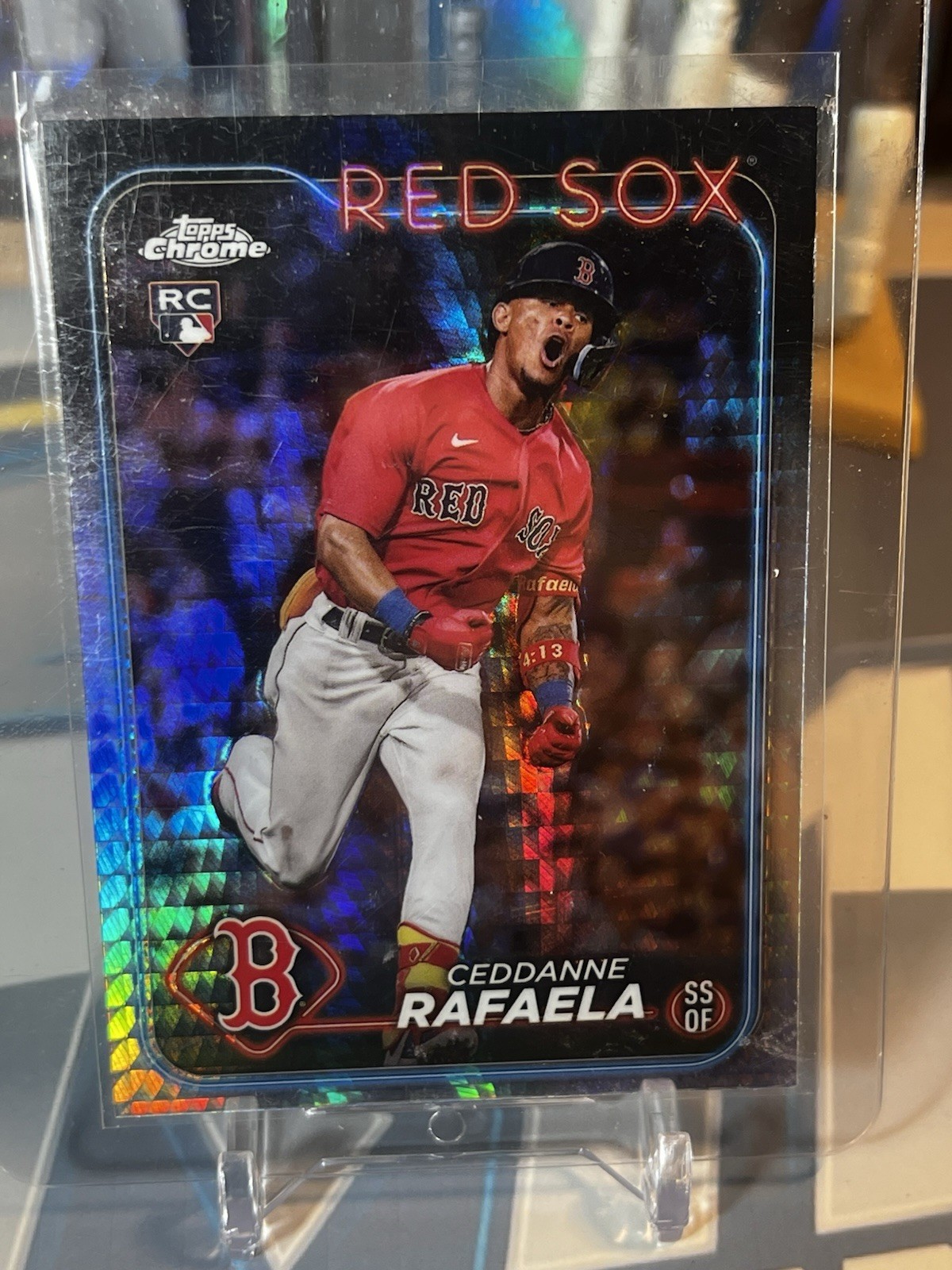 2024 Topps Chrome - Ceddanne Rafaela #118 Prism Refractor (RC)