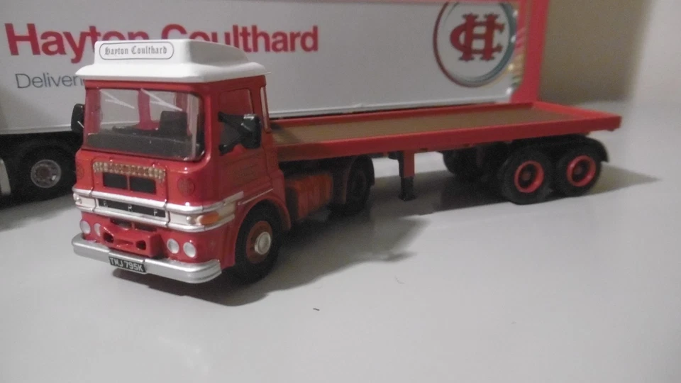 OXFORD HAYTON COULTHARD SCANIA VOLVO ERF CENTENARY TRUCK MODEL SET 76SET45 1:76 - Image 3 of 4