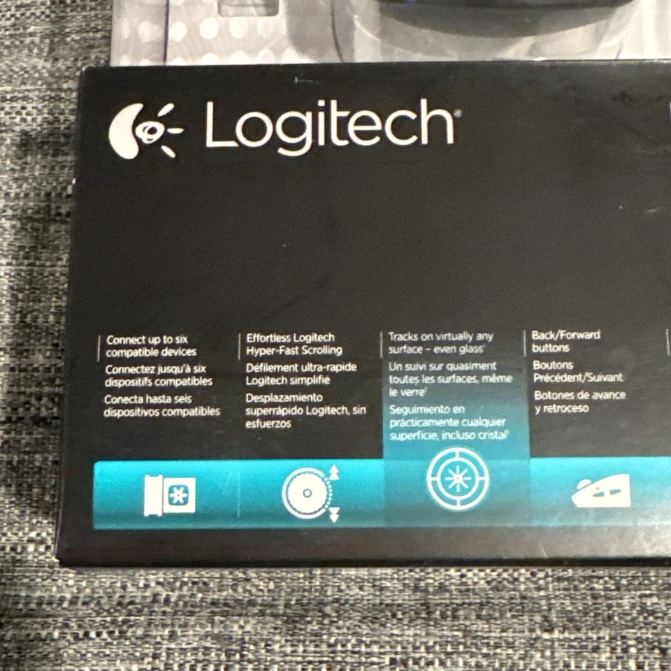 Logitech Anywhere MX Wireless Laser Mouse 910-003194 Nano Unifying Receiver NIB - Image 2 of 4