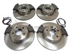 Front & Rear Brake Discs And Pads & Sensors For BMW 430i 430d F32 F36 (330mm)