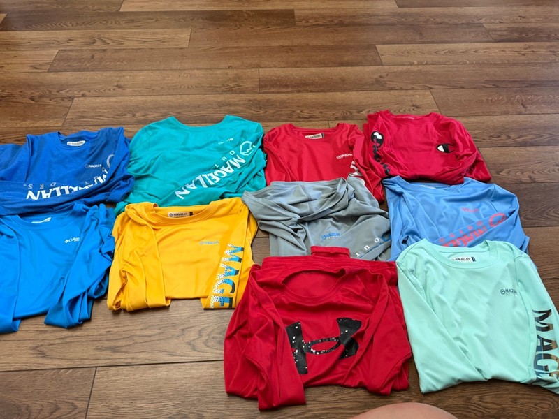 10 YLG Long sleeve shirts-Magellan, UA, Columbia