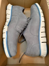 COLE HAAN ZEROGRAND PLAIN TOE Oxfords Mens Suede Shoes AUTHENTIC NEW C41431