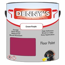 Dennys Floor Garages Paint - Crown Purple