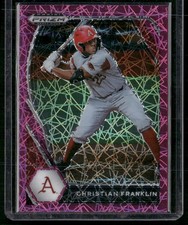 2021 Panini Prizm Draft Picks #PDP123 Christian Franklin Pink Velocity Prizm