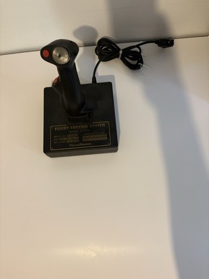 Vintage ThrustMaster Mark II (2) FCS Flight Control System Joystick Simulation 