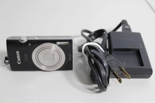 Canon IXUS 185 20.0MP Digital Camera Black  AC Charger