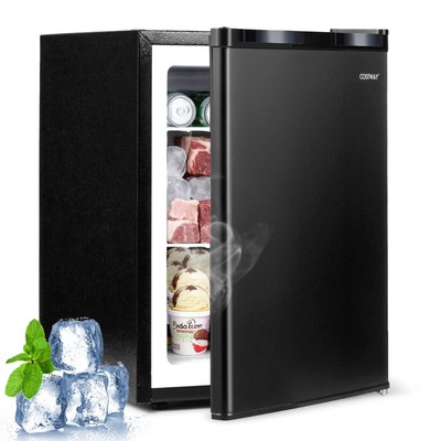 2.1 Cu.Ft Small Refrigerator w/Reversible Single Door, Adjustable Thermostat