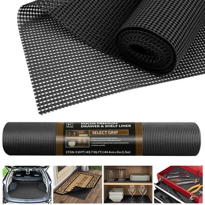 Anti Non Slip Drawer Mat Shelf Liner Cabinet Storage Rubber Kitchen 20*120inch