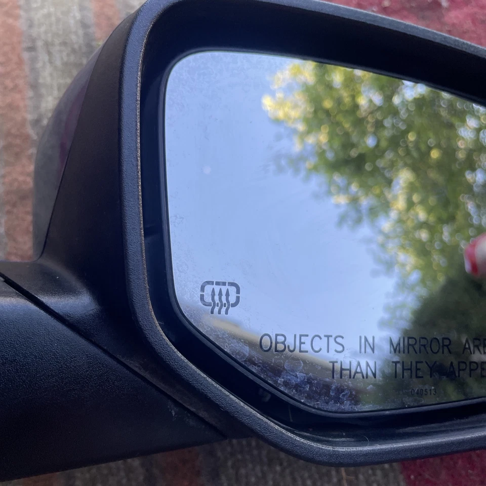 Красное зеркало для правой пассажирской двери 2013–2016 Dodge Dart от оригинального производителя - Изображение 4 из 4