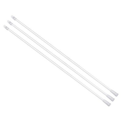 3Pcs 24'' Blinds Wand Replacement Blinds Tilt Wand with Hook and Grip Clear