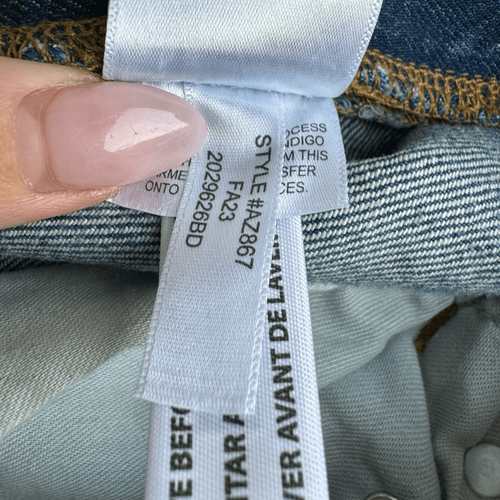 Neu mit Etikett J. Crew Flex Straight Fit Blue Solid Wash Medium Light Jeans Size 31 x 32 - Bild 8 von 8