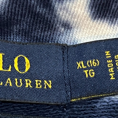 Polo Ralph Lauren Navy Team USA 2020 Summer Olympics Tie-Dye Hoodie Kids XL 16 - Picture 7 of 12