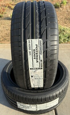 Set of TWO BRAND NEW 245/40ZR20 Bridgestone Potenza S001 Tires
