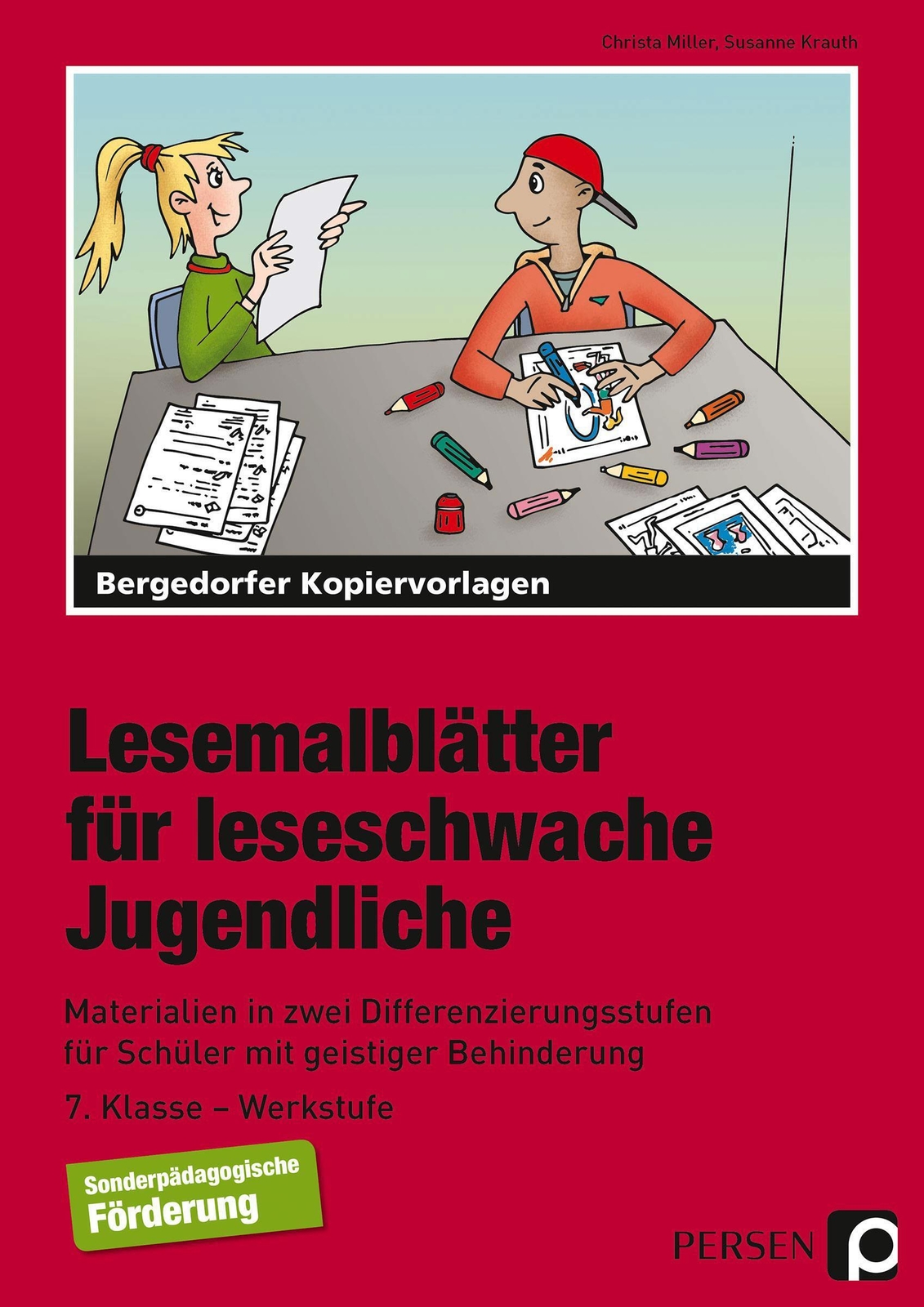 Thumbnail - Lesemalblätter Für Leseschwache Jugendliche | Christa Miller (u. A.) |