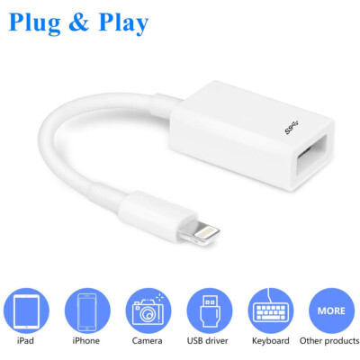 USB Camera Adapter for iPad iPhone 11 Pro Max Xs Max 6S