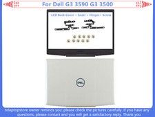For Dell G3 3590 G3 3500 LCD Back Cover / Front Bezel / Hinges /10 Screws 03HKFN