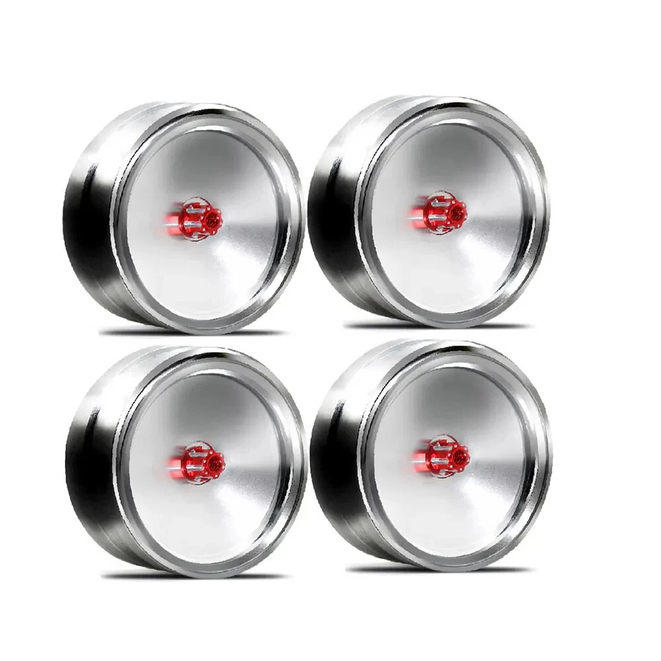 4x 1.9" Alloy Metal Beadlock Wheel Rims For 1/10 RC Crawler D90 SCX10 TRX4 Gen8  - Image 4 of 4