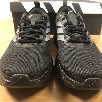 Adidas Jogit Running Training Shoes Black Iron Metallic  display picture 2