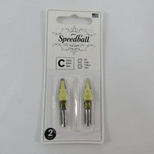 C2 and C3 Speedball Lettering Calligraphy Pen Nibs
