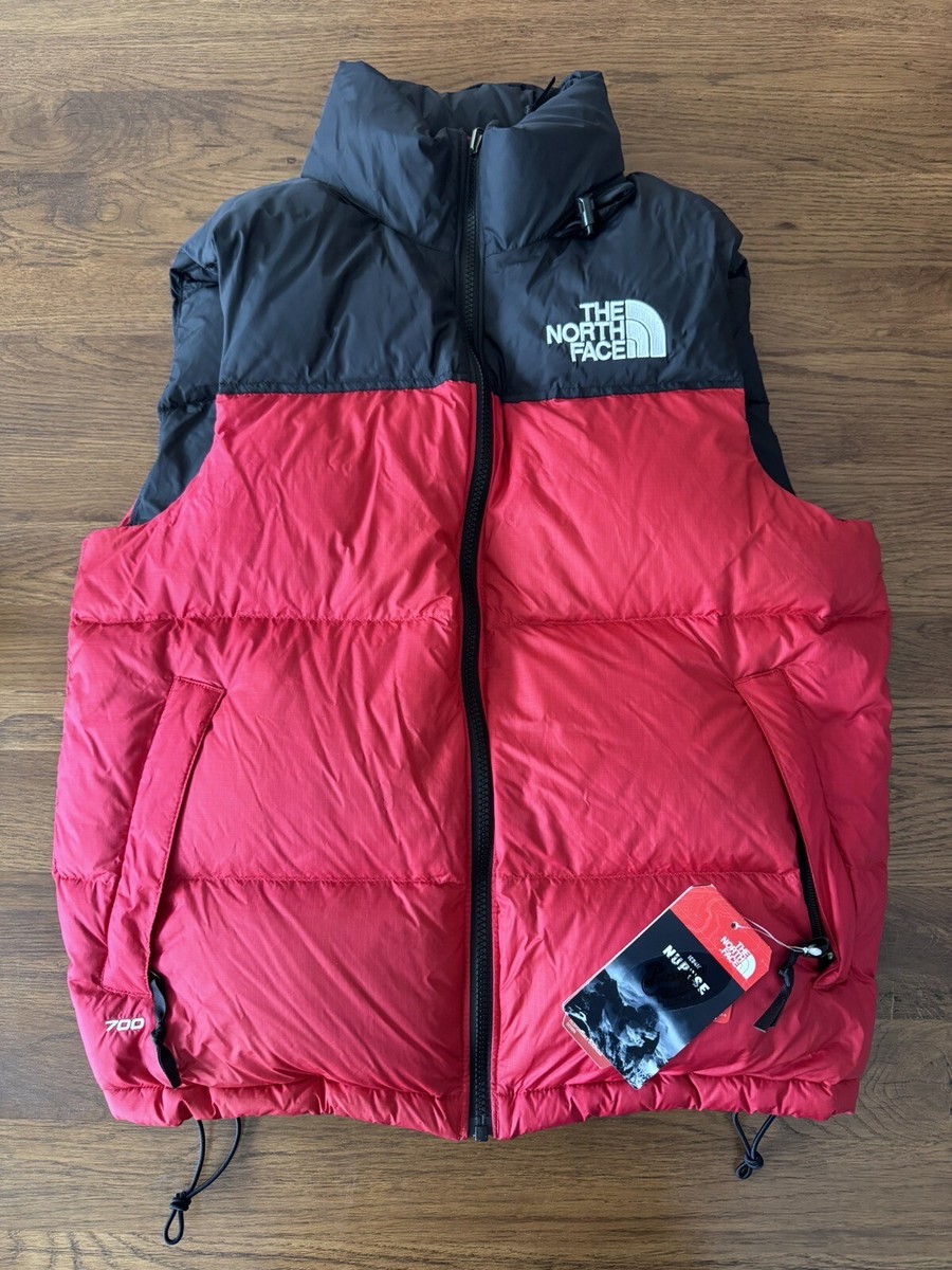 north face nuptse 700 gilet Mens Size small UK