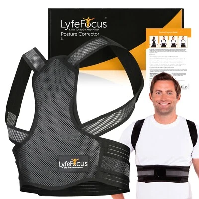 Posture Corrector Back Brace - Breathable Support for Men & Women - LyfeFocus
