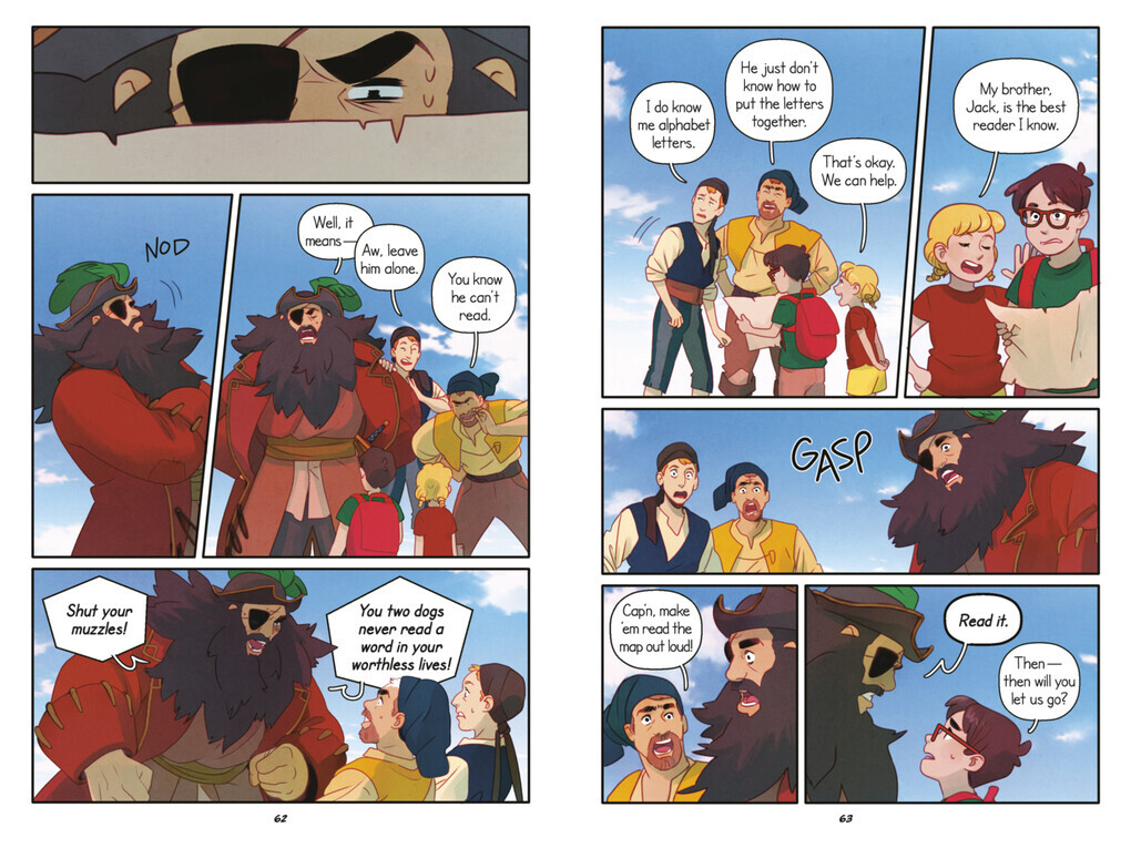 Thumbnail - Pirates Past Noon Graphic Novel | Mary Pope Osborne | 2022 | Englisch