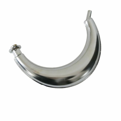 Moon Chamber Exhaust Muffler Pipe Chrome for 49cc 66cc 70cc 80cc Motorized bike - Picture 4 of 4