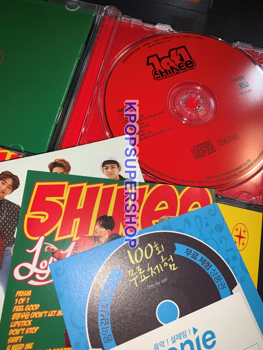 SHINEE 5th Album 1 of 1 CD Great Rare OOP Booklet KEY Ttakji Red